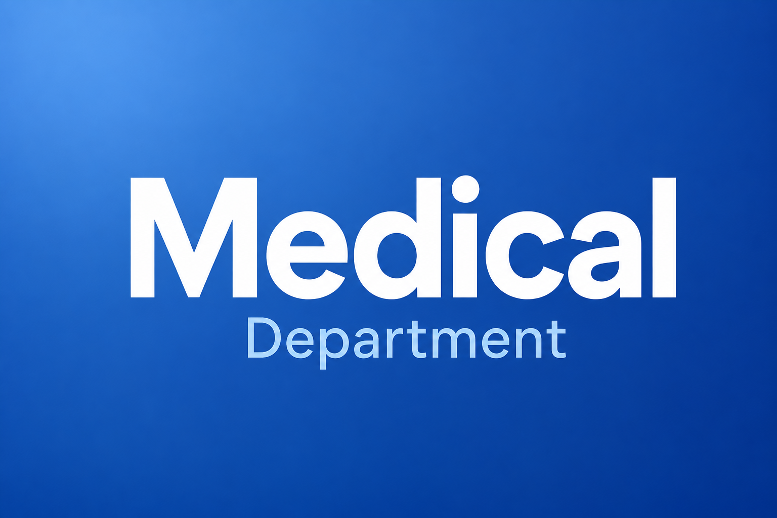 Medical & Health care Department 